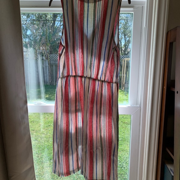 Linen summer dress with pockets - Picture 4 of 5